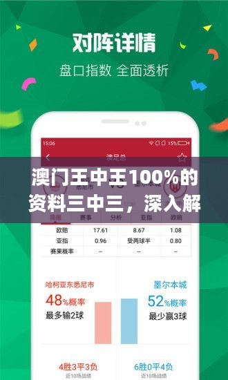 三中三澳門，探索神秘之地，揭示獨(dú)特魅力，探索神秘魅力，澳門三中三之旅揭秘獨(dú)特風(fēng)采